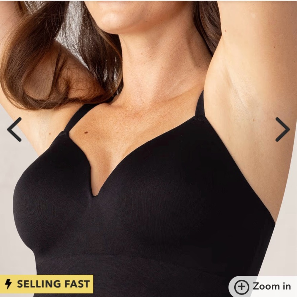 Black Seamless Women's Bra